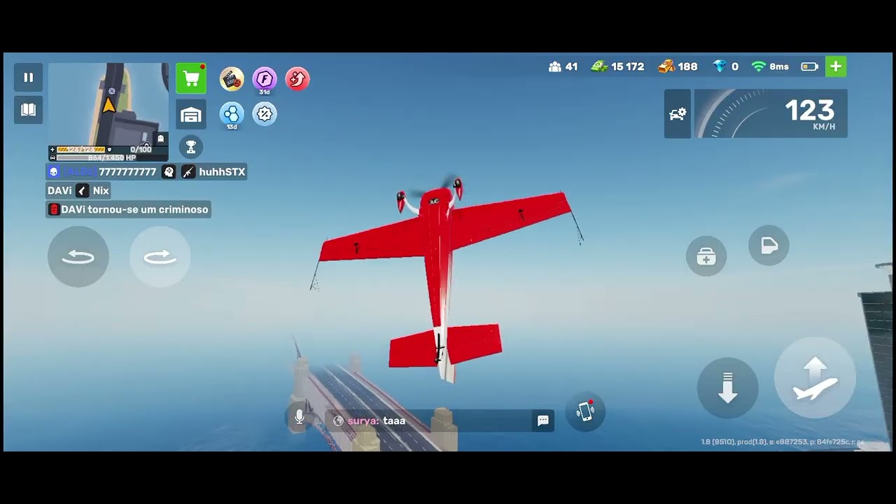 Testando meu avião novo 🛩️