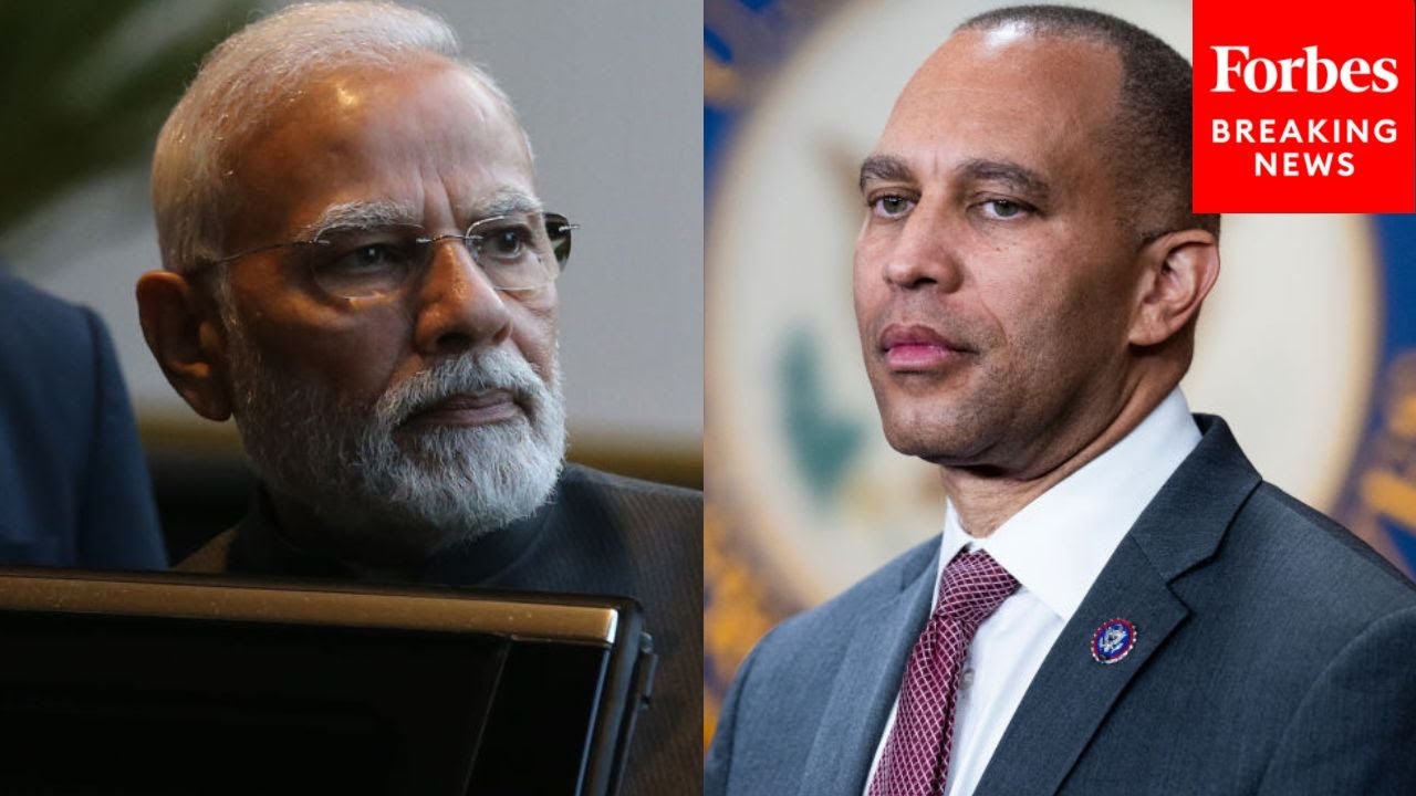 Hakeem Jeffries Asked Point Blank If He Would Boycott Modi's Address Along With Other Progressives