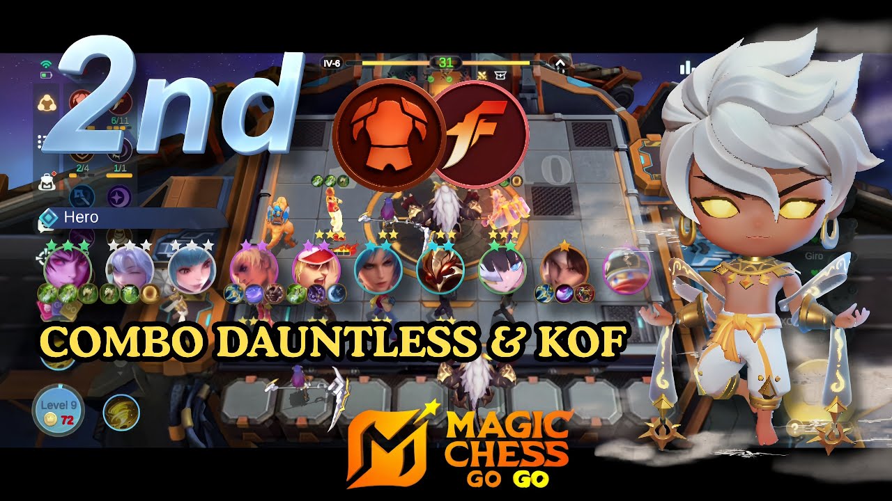 🔥 VALE KOF + DAUNTLESS = KOMBO META! Burst Gila Auto BIG 3 Magic Chess!