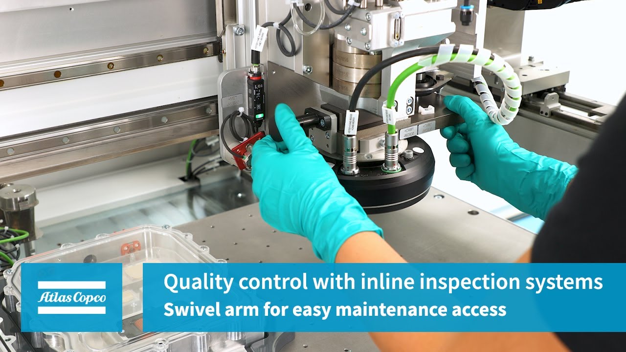Inline inspection system with swivel function: Efficient maintenance & operation