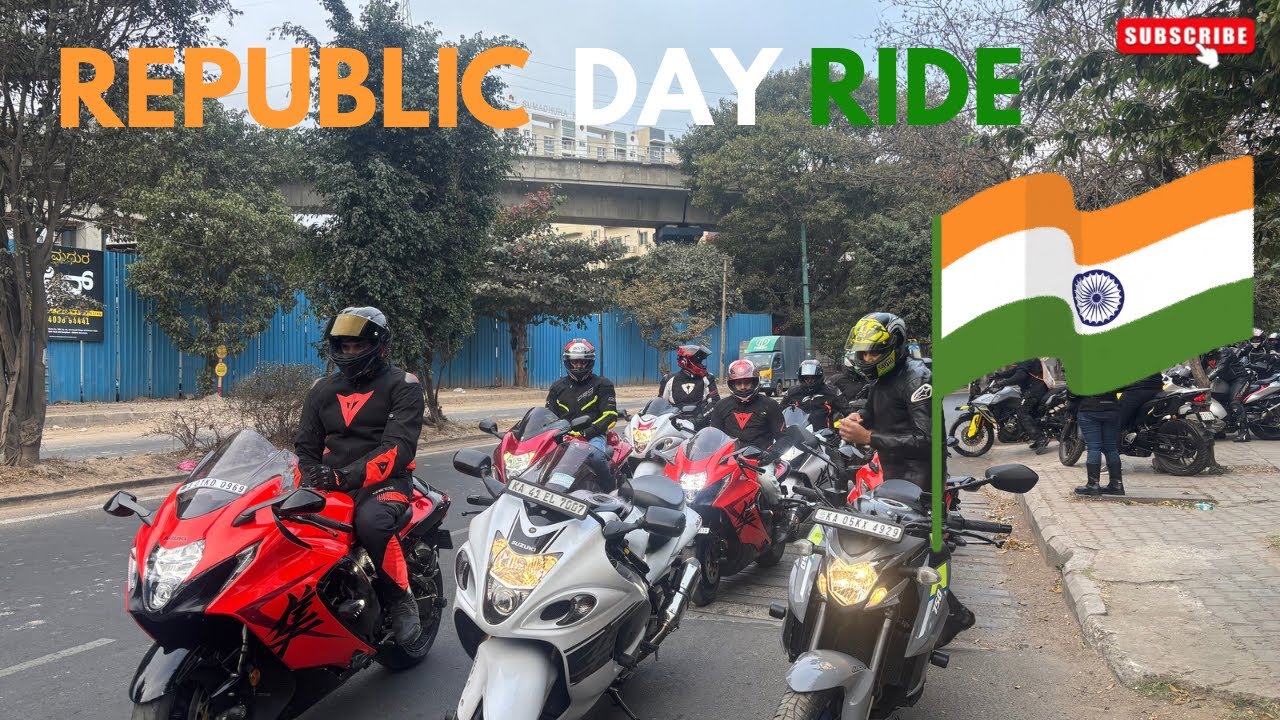 Republic Day Ride with all Hayabusa || To much Fun || Hyper Ride 