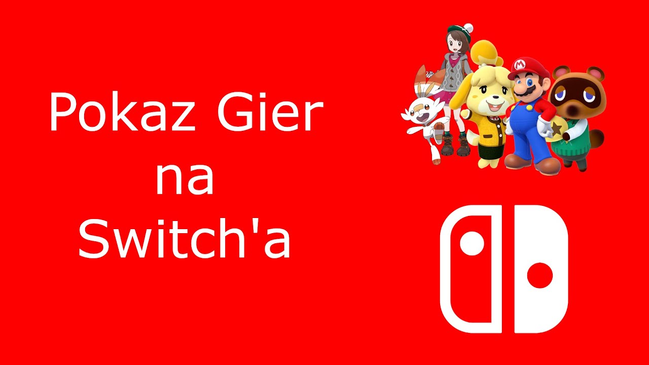 Pokaz Kolekcji Gier na Nintendo Switch