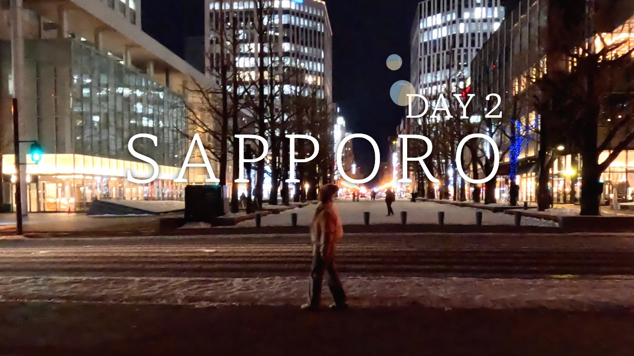 [SAPPORO] 삿포로 2일차 VLOG ❄️ 가챠 중독자들...?! | 오타루 | 오르골당 | 솔라리아 니시테츠 삿포로 | 스프카레 쇼린