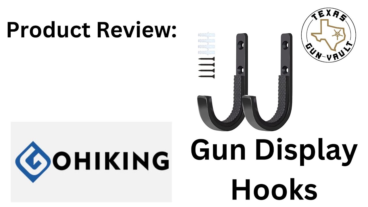 Product Review: Gohiking Gun Display Wall Hooks