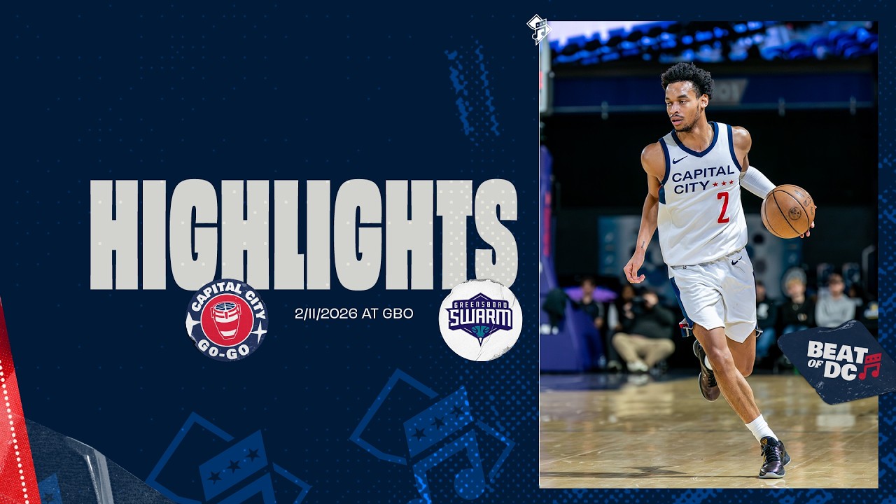 Highlights: Capital City Go-Go at Greensboro Swarm | 2.11.26