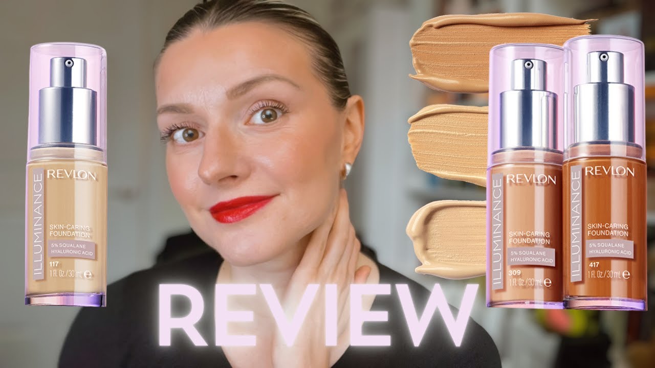 Product Review Revlon Illuminance Skin Caring Foundation (Demo & Wear Test) | Cristina Maria