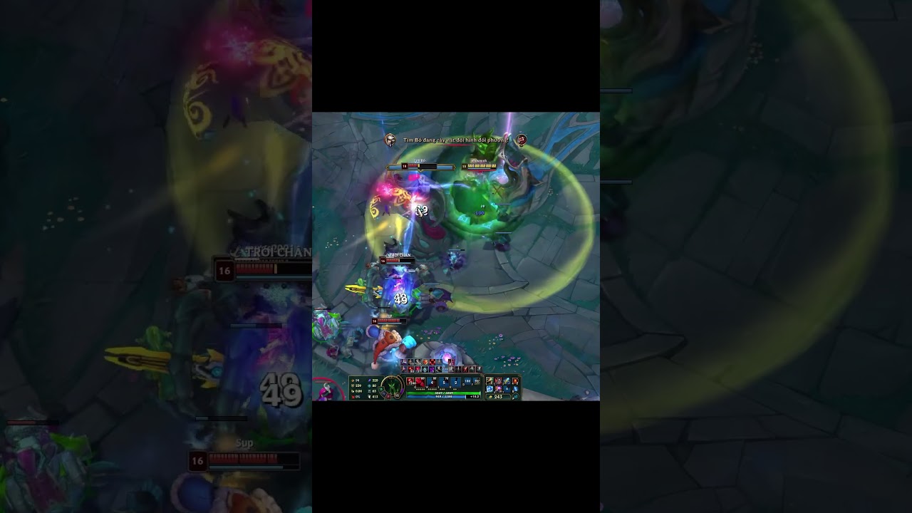 swain 1 vs 5 #shorts #leagueoflegends #LoL  #lienminh #nhoxminh