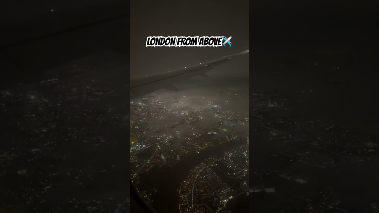 A different view of London✈️🇬🇧