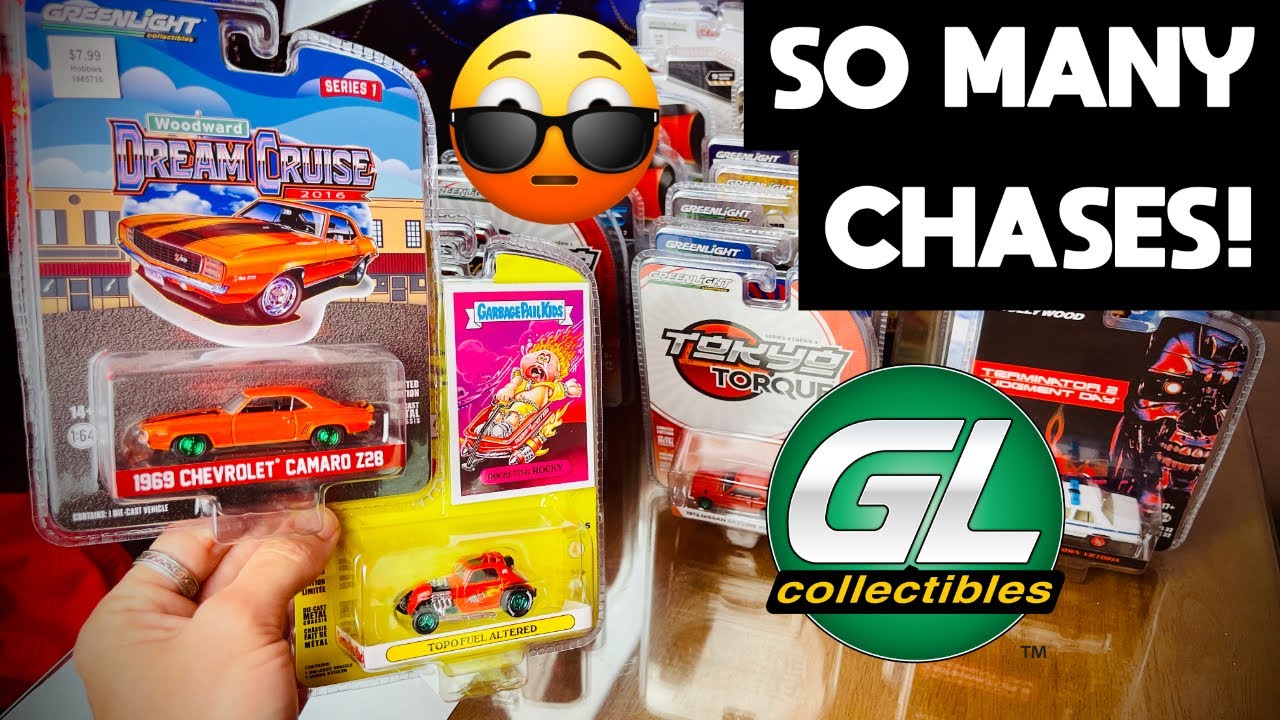 I PULLED EVERY GREENLIGHT COLLECTIBLES CHASE CAR I COULD FIND AT THE DIECAST COMPOUND! I HAVE A FEW!