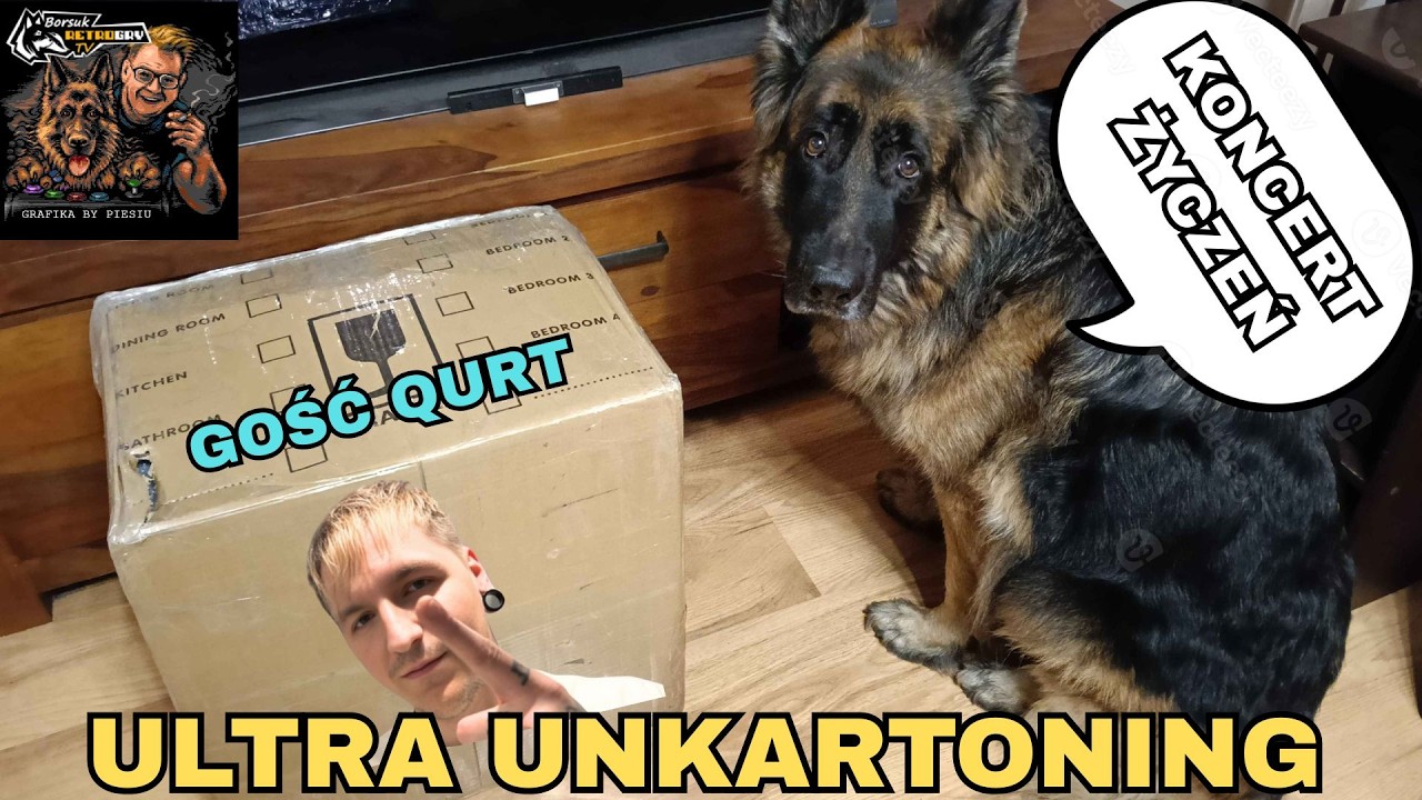Borsuk Retro Gry TV: ULTRA UNKARTONING (Paczka z UK od Dawida Kloske) + KONCERT ŻYCZEŃ (Gość: QURT)