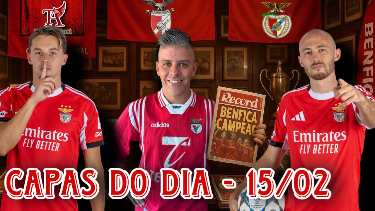 BENFICA-REVISTA IMPRENSA 15 Fevereiro GLORIOSO RECYPERA EFECTUVOS PARA A PARTID DA CHAMPIONS!!🦅🔴