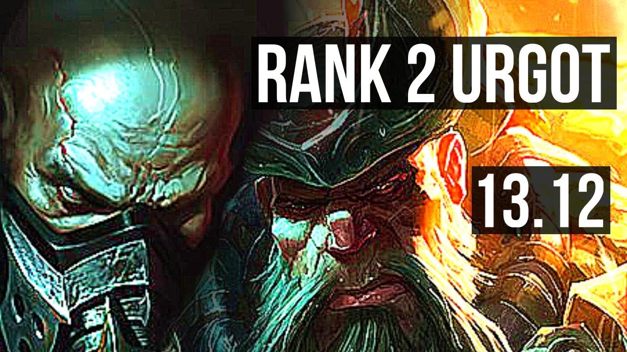 URGOT vs GANGPLANK (TOP) | Rank 2 Urgot, 7/1/5, 1.5M mastery, 500+ games | NA Challenger | 13.12