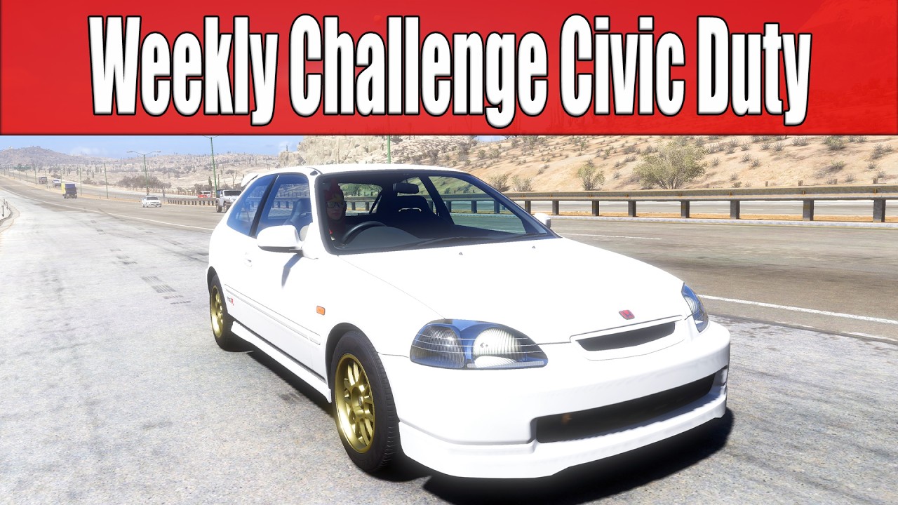 Forza Horizon 5 Weekly Challenge Civic Duty - Hard Charger Skill - 1997 Honda Civic Type R