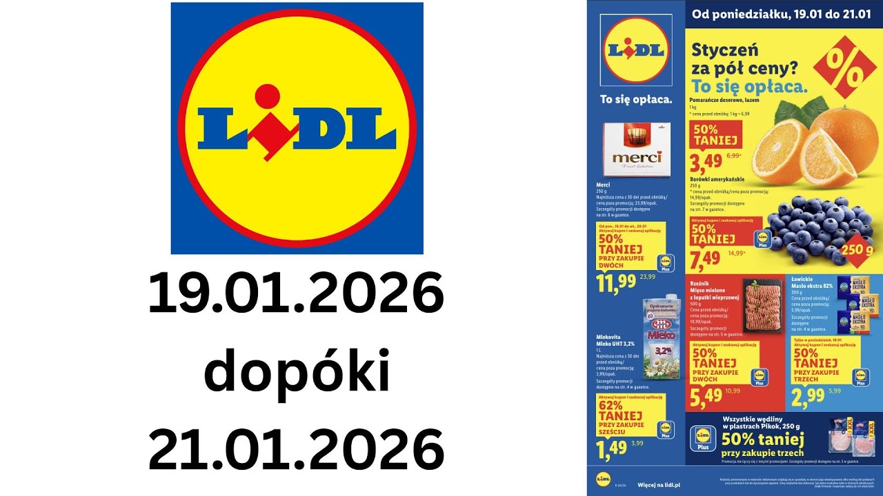 Gazetka LIDL, 19 stycznia 2026 r. &ndash; 21 stycznia 2026 r.