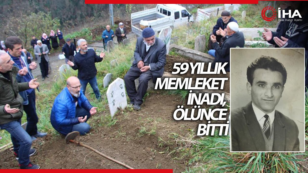 Yıllar Önce Kızarak Terk Ettiği Trabzon'a Cenazesi Döndü