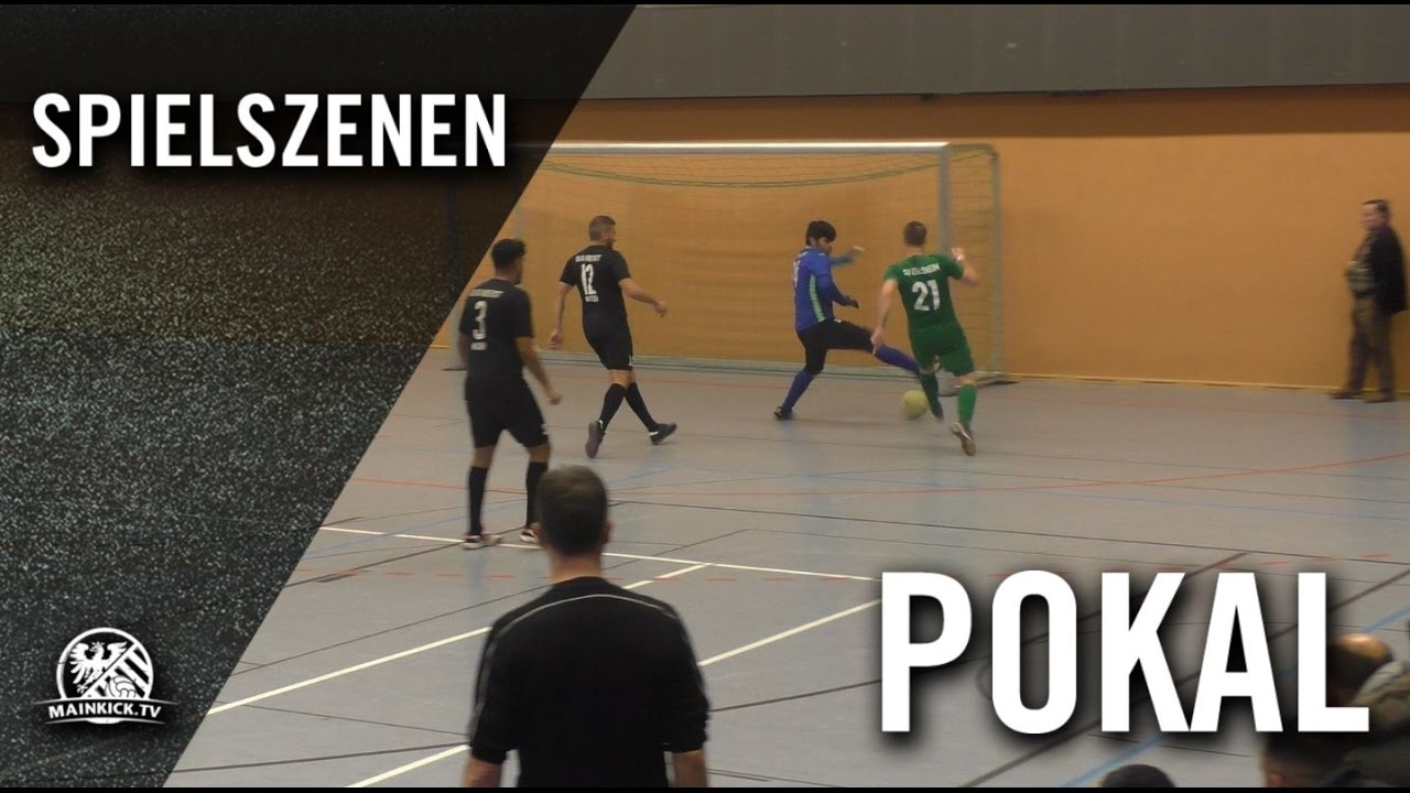 SV Zeilsheim - SG 01 Hoechst (Halbfinale, Hallenturnier des 1. FC Sulzbach 2017) – Spielszenen