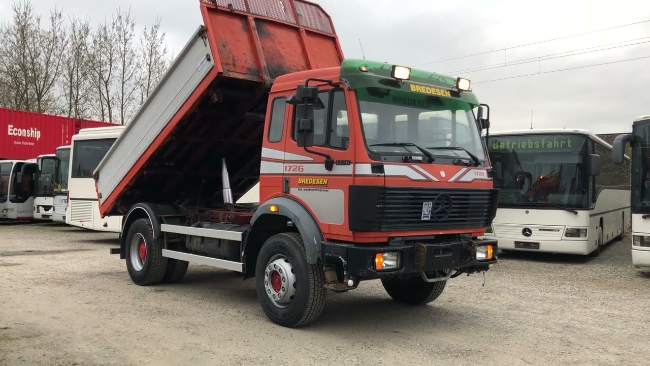 Mercedes 1726AK V8 4x4 Manual Gearbox Kipper Steel/Steel