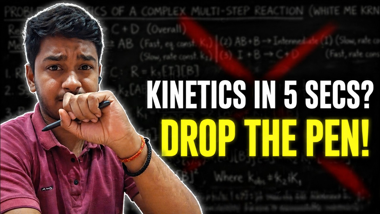 IMU CET 2026: Chemical Kinetics PYQs in 5 Seconds! ❌ (Drop The Pen) | VECTOMAR