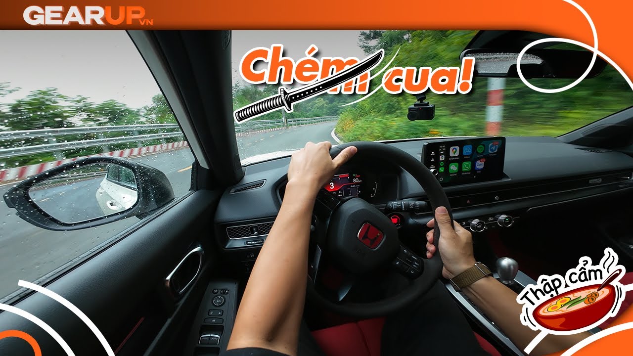 Thập cẩm: mang thanh katana lên núi c.h.é.m cua - Honda Civic Type R