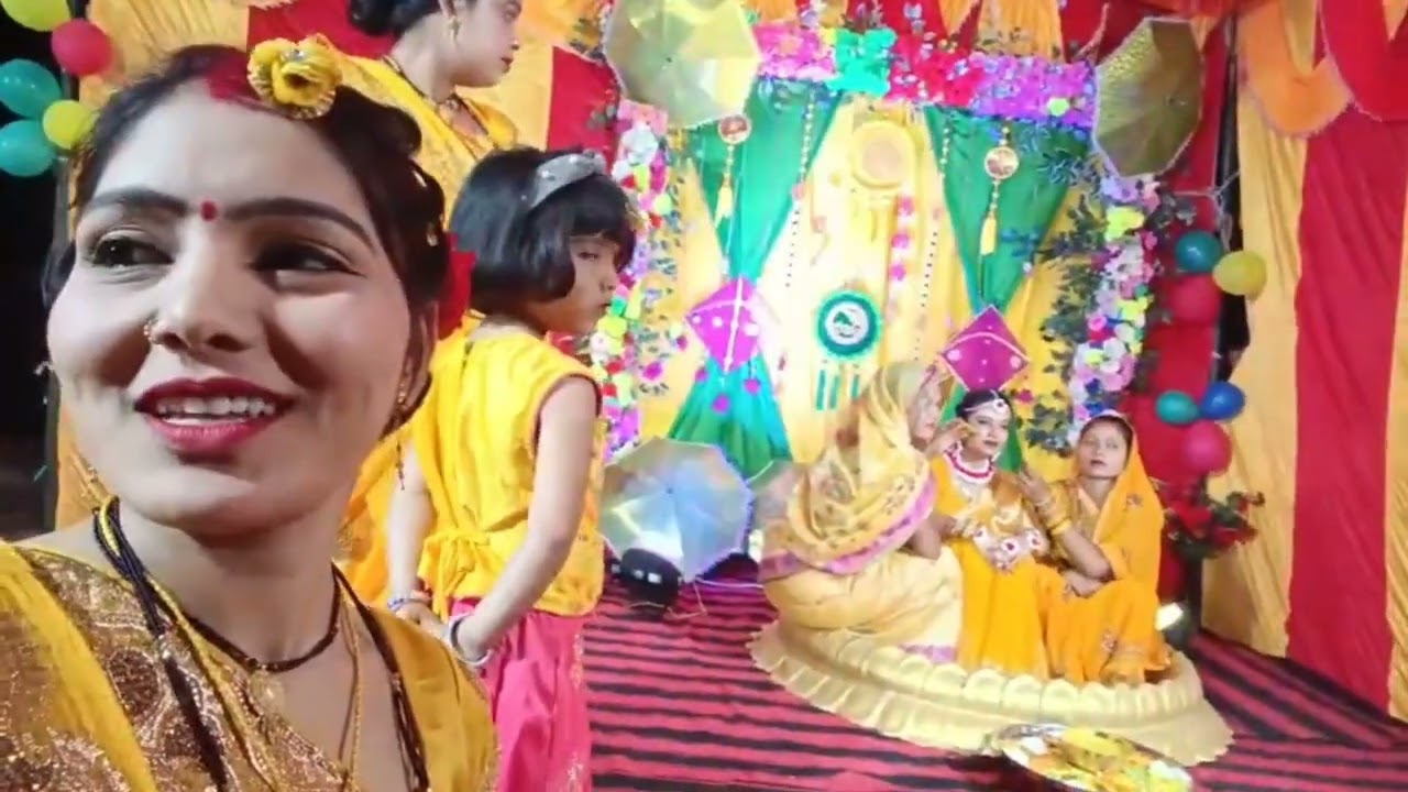 बहन की हल्दी रस्म🍜💛 Full vedeo 🔥#rinki devi
