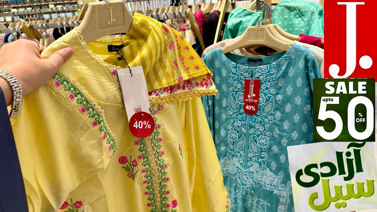 J. Grand Azadi Sale❤️J. Flat 40% Biggest Weekend Restock😱J. sale 2026