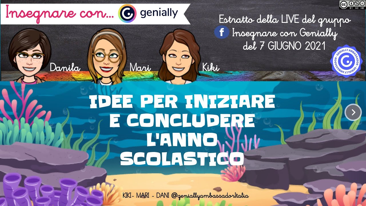 GIOCHI CON GENIALLY: Live 4_ Insegnare con Genially WE TURTLE_
