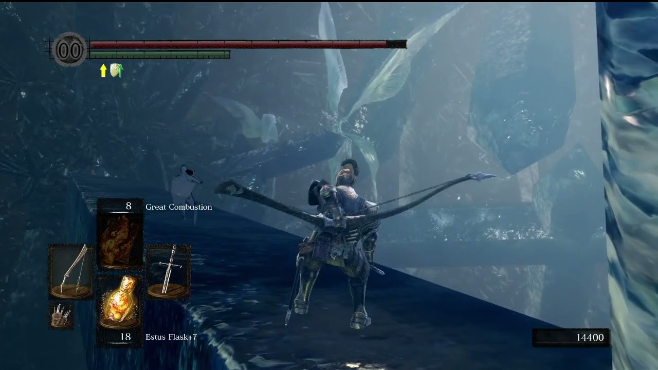Dark Souls Remastered | Defeating the three Moonlight Butterflies in Crystal Cave on NG+1