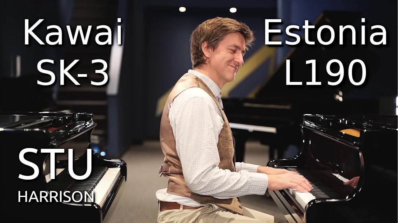 Stu Harrison 🎹 Estonia L190 vs Shigeru Kawai SK-3 Grand Piano