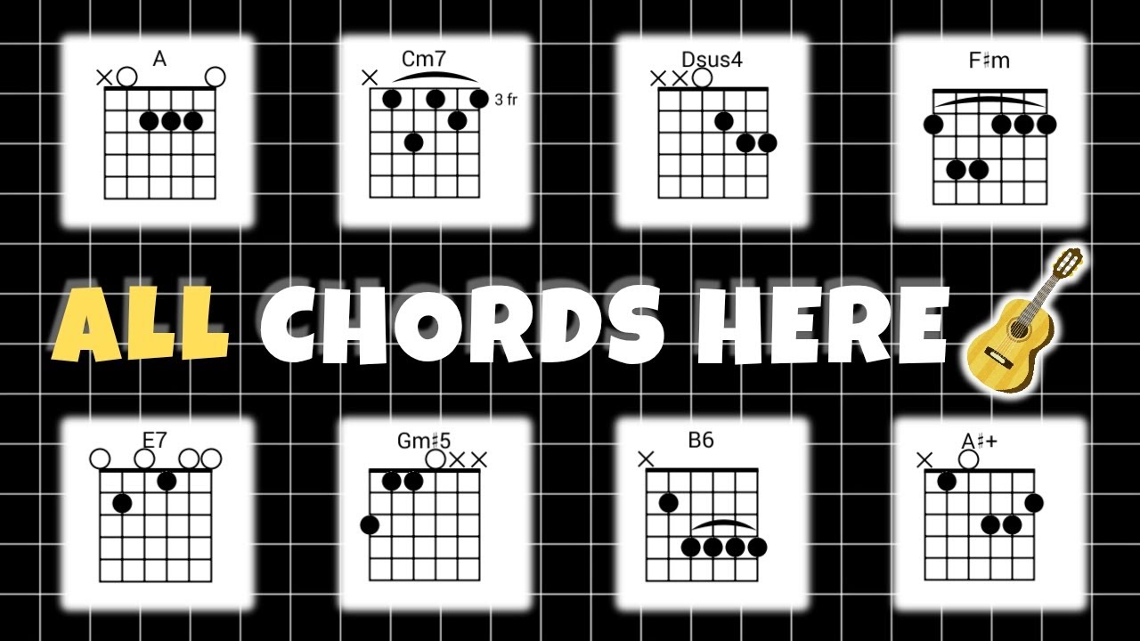 Every guitar chords in 1 website. 