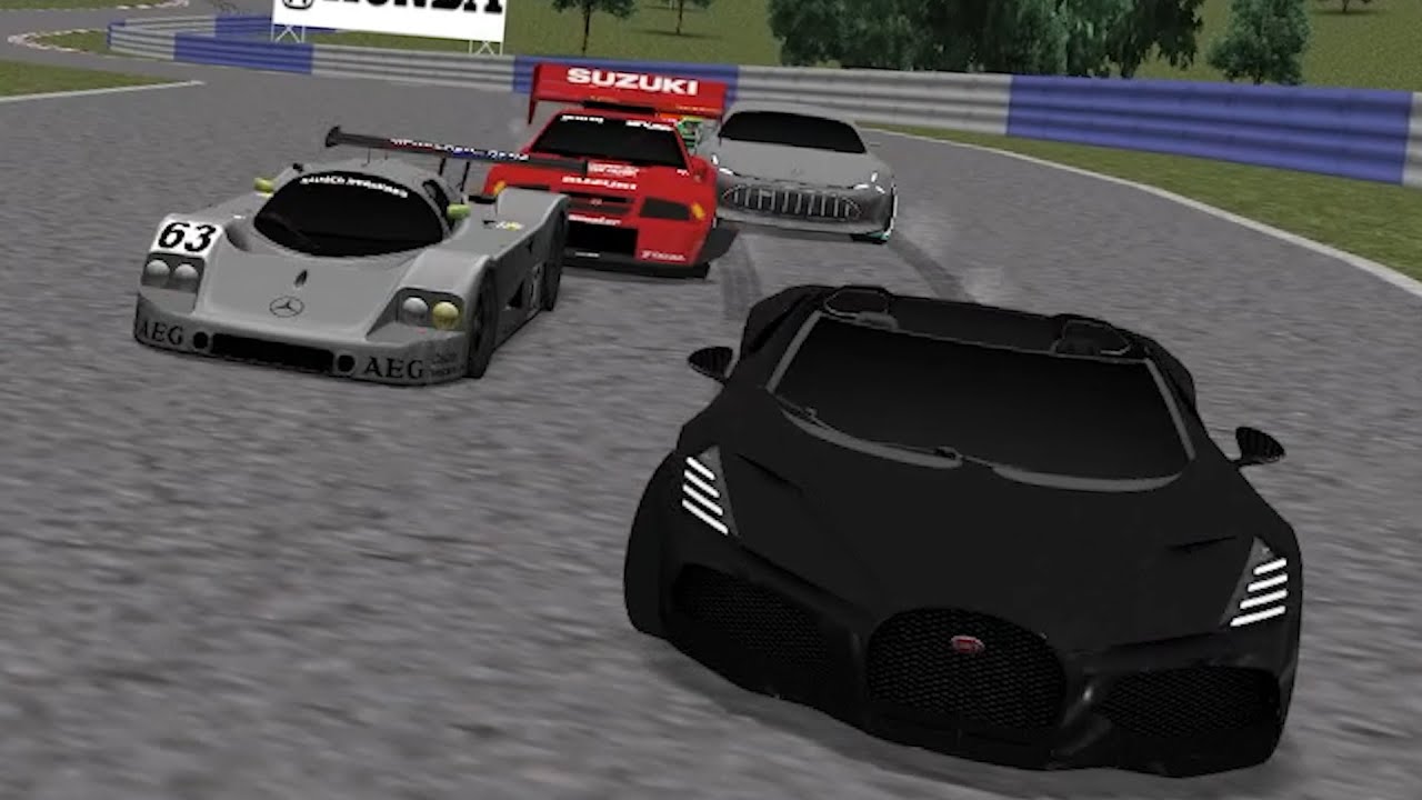 Re-volt Real Cars Battle  ID.R in Dark Vale Forest 【RVGL】#rvgl