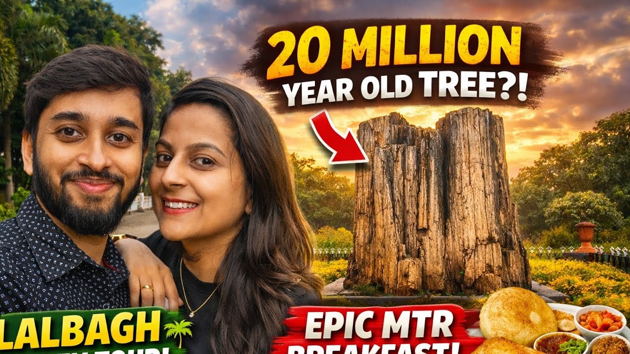 Lalbagh Botanical Garden Tour + MTR’s Legendary Dosa & Puri! 🤤