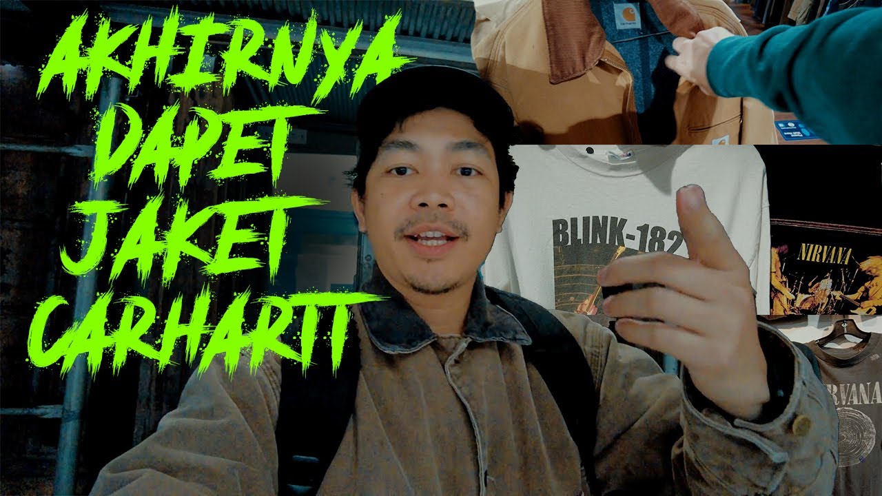 THRIFTING CARI JAKET CARHARTT DAN BAJU BAND VINTAGE DI AMERIKA