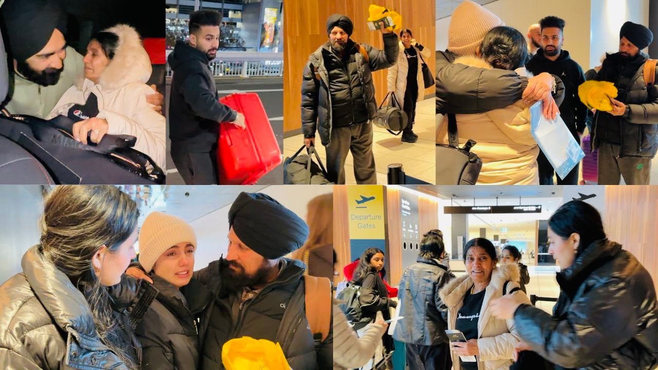 MOM DAD GOING BACK TO INDIA | BYE BYE 🇦🇺 | EMOTIONAL MOMENT | GHAR CH AYEA BABY | INDER & KIRAT