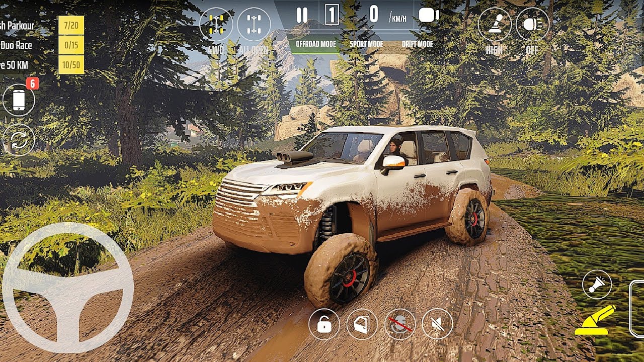 OFF ROADING DRIVE LS600 CAR
