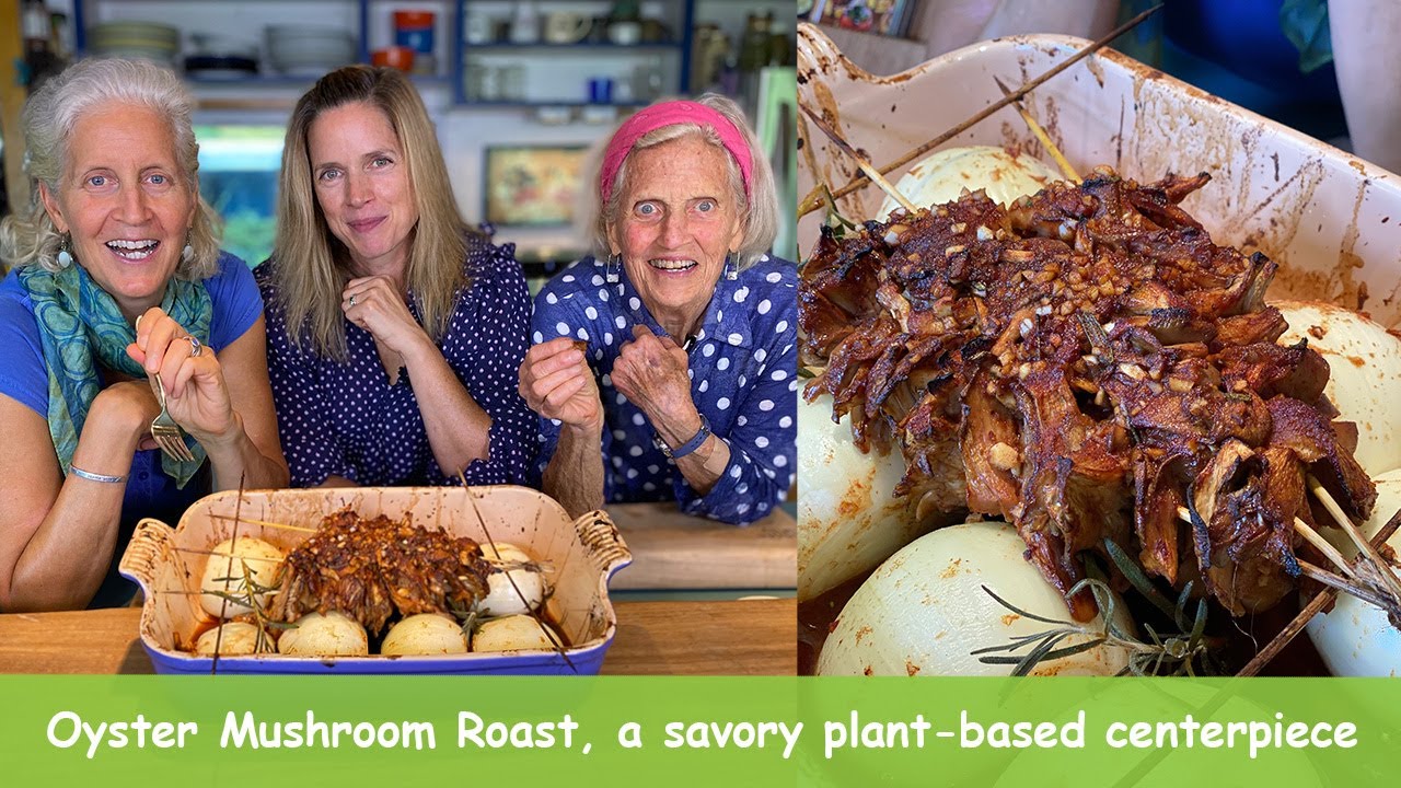 Oyster Mushroom Roast, a Savory Plant-Based Centerpiece