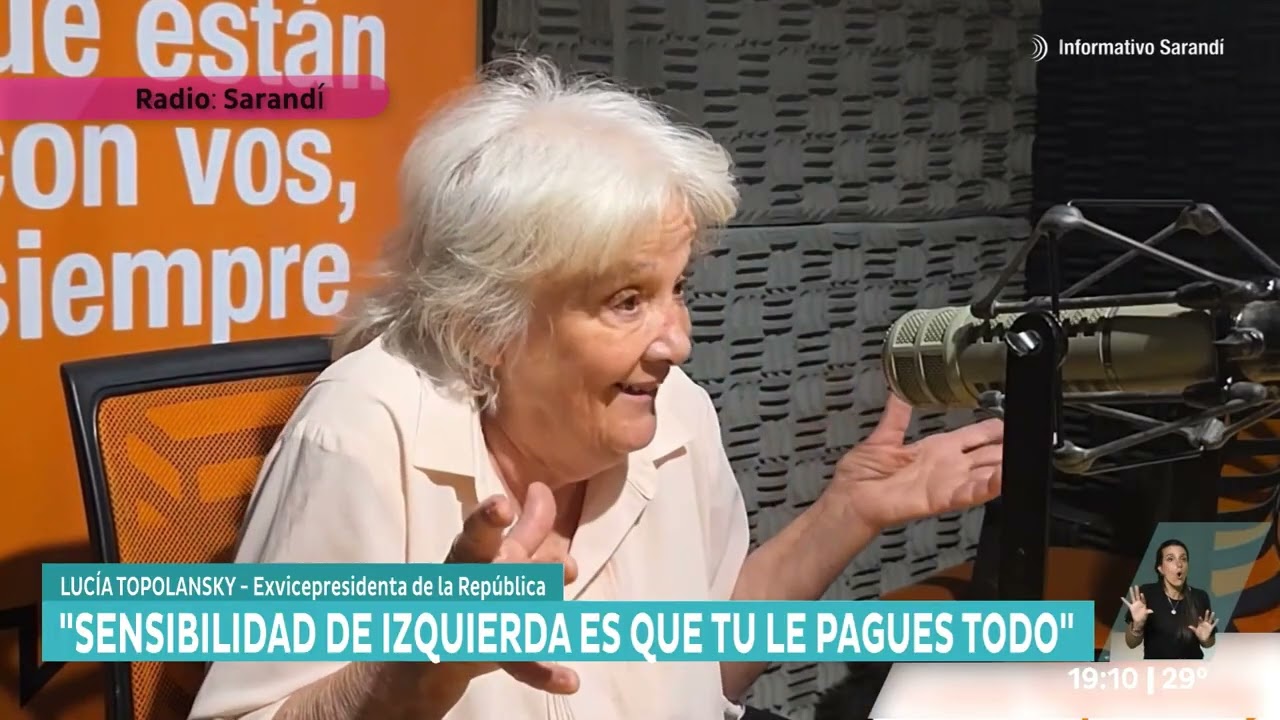 Luc&iacute;a Topolansky se refiri&oacute; a la venta de la radio M24