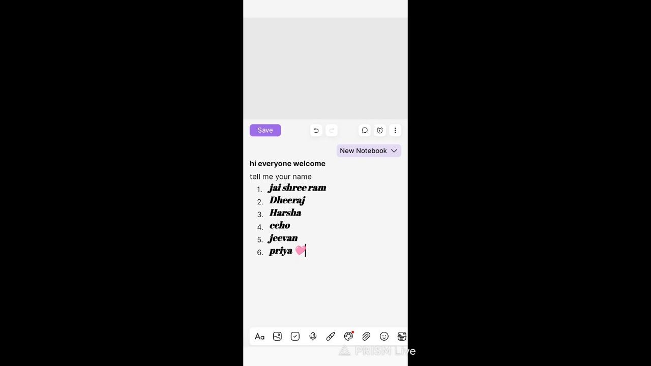 Live Name Art Challenge ✍️
