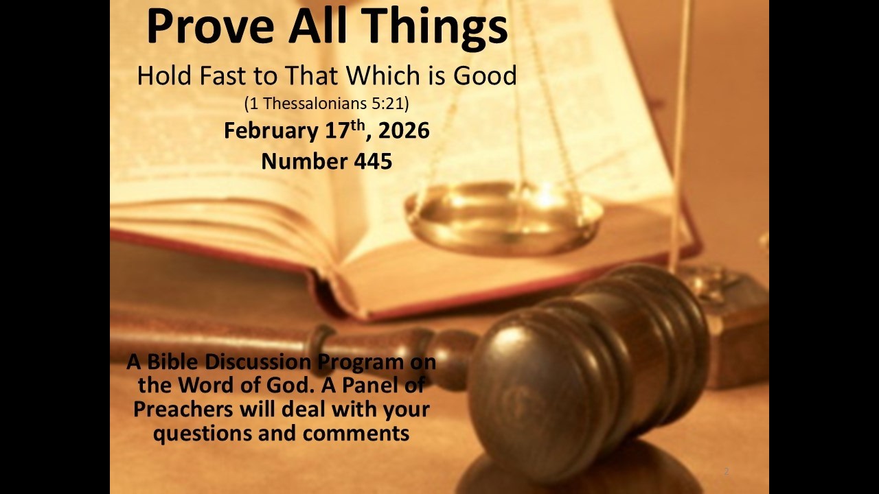 Prove All Things #445