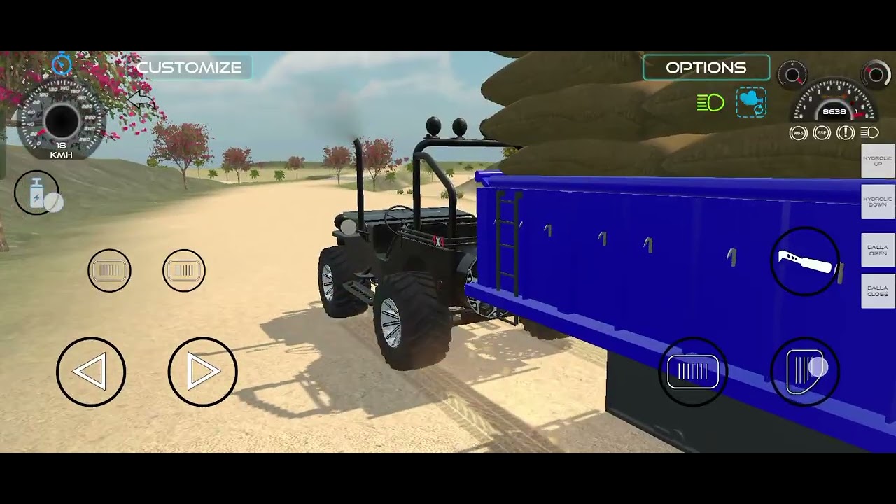 Extreme game play of Indian vechile simulator 3d, comment all the vechile names in this video