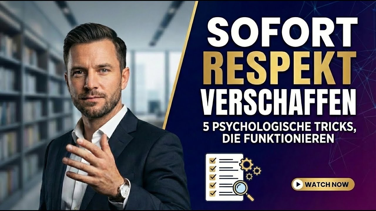 Sofort Respekt verschaffen: 5 psychologische Tricks, die funktionieren #psychologie