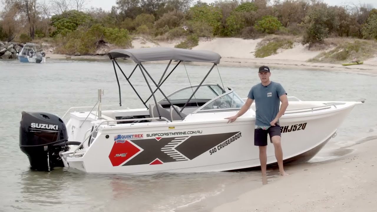 Quintrex 540 Cruiseabout Powered By the Suzuki DF140BTGL