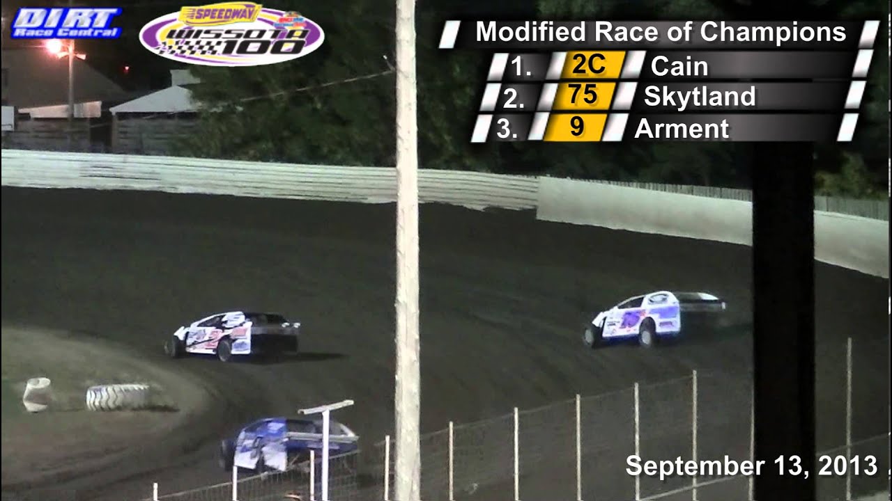 WISSOTA 100 9 13 13 Modified Race of Champions