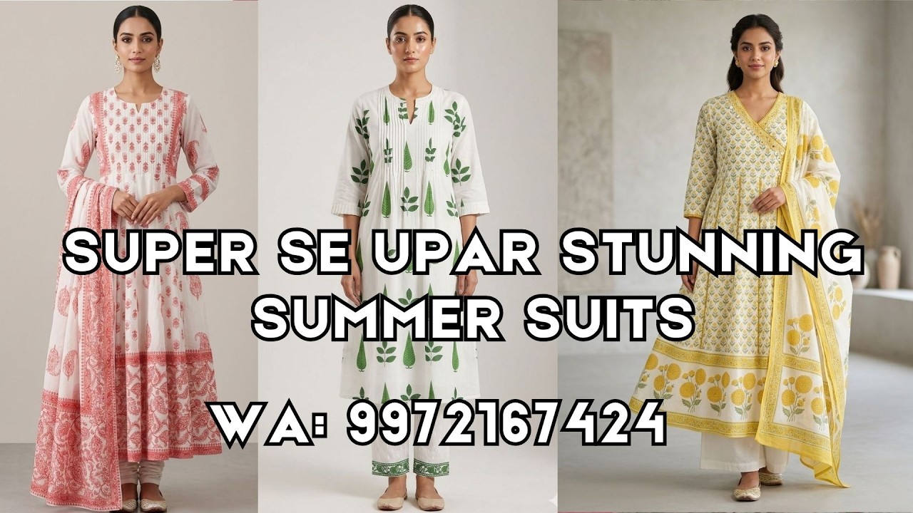 25 Mar SUPER SE UPAR stunning Summer suits.. WA 9972167424 India1001