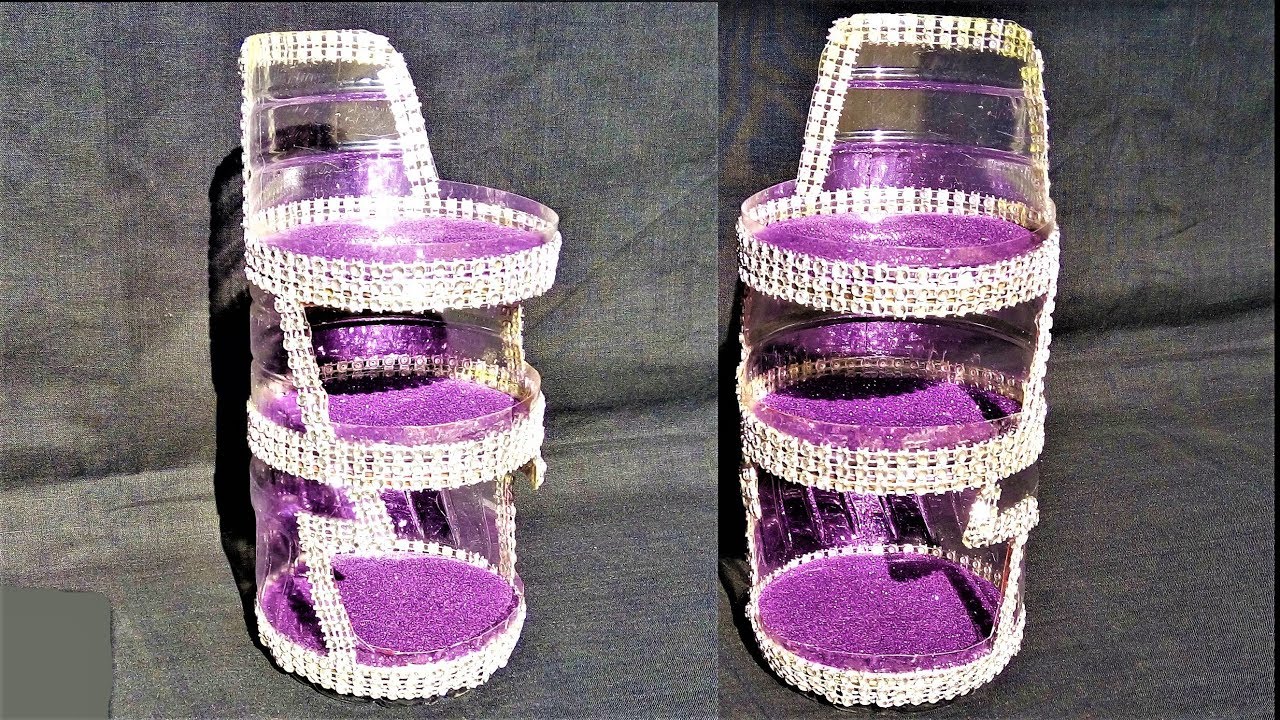 Plastic Bottle Craft | DIY Rack / Organizer From Single Plastic Bottle | Best Out Of Waste