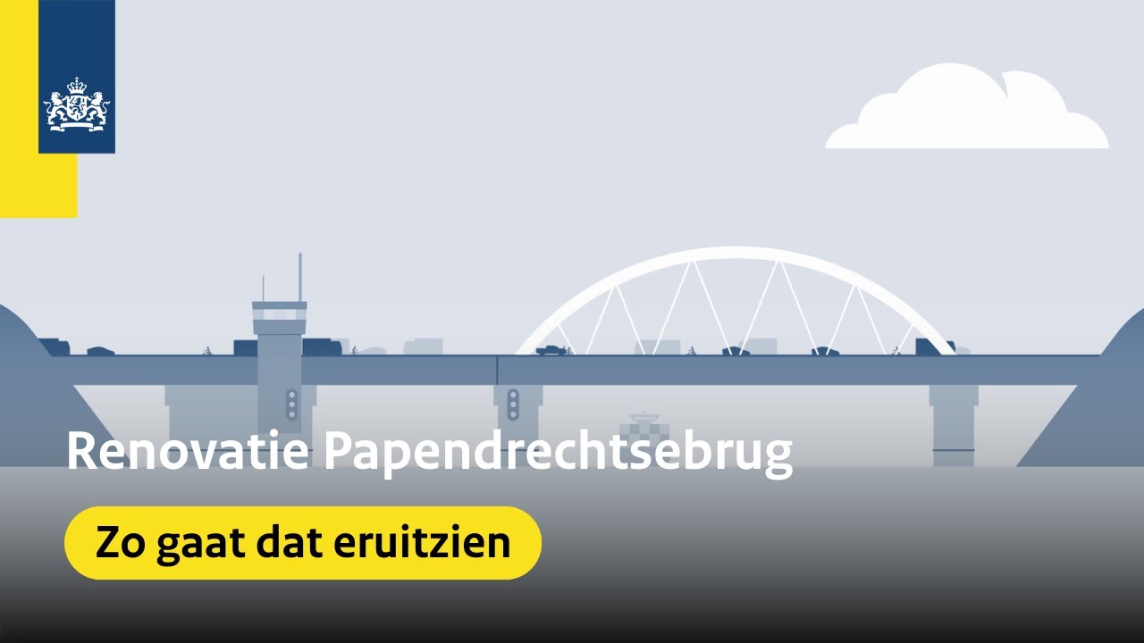 Renovatie Papendrechtsebrug: Dit gebeurt er in 2026–2027 | Animatie