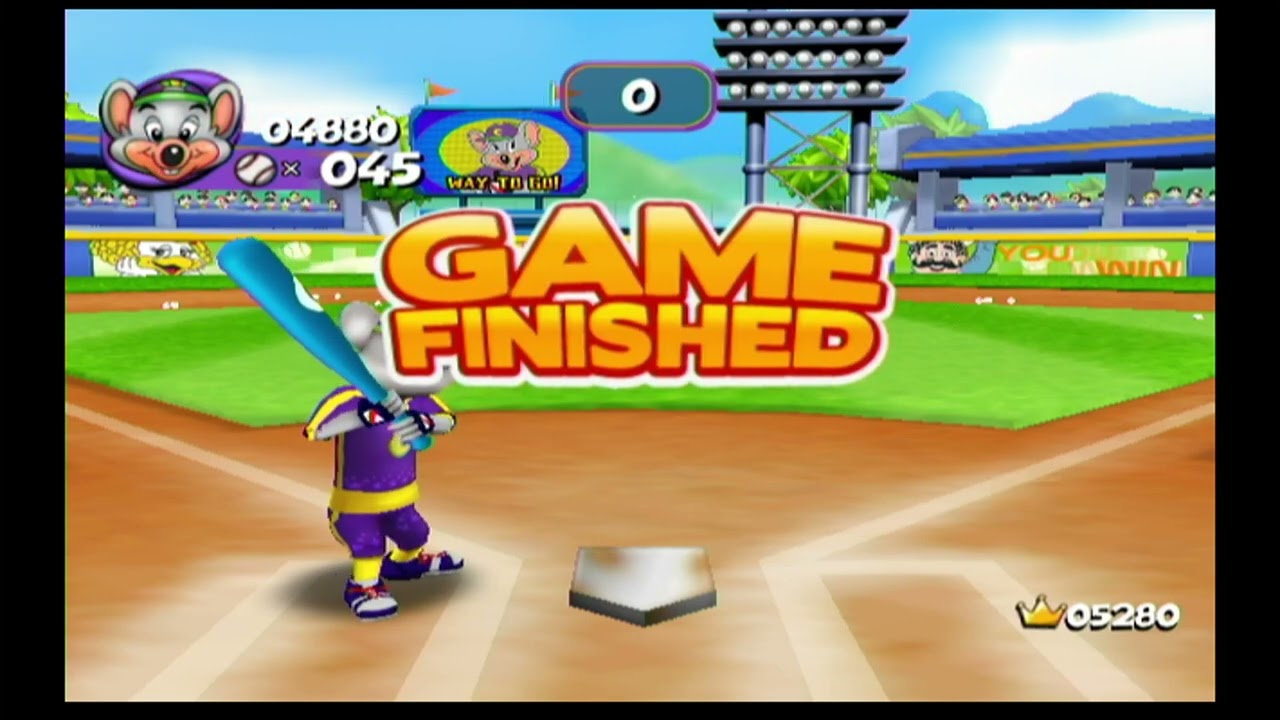 Chuck E Cheese's Sport Games All Platinum Medals Speedrun 1:34:39 WR