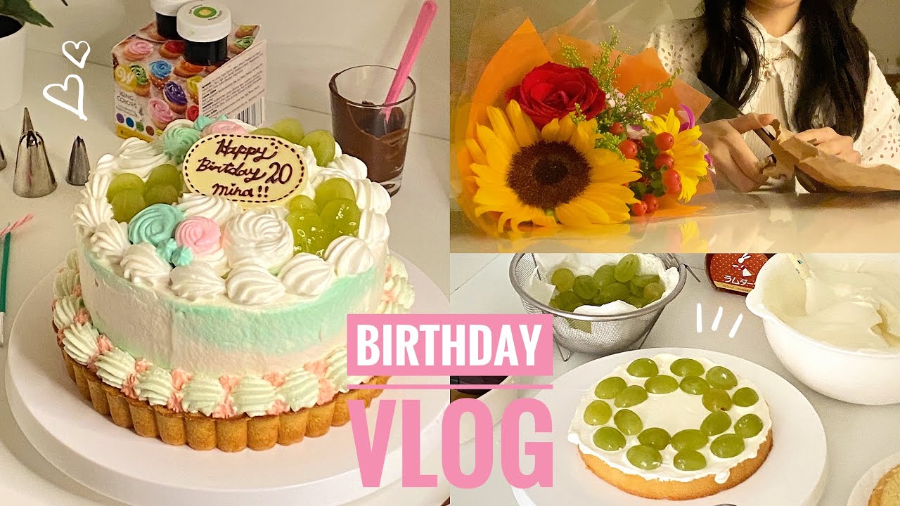 【手作りケーキ】親友が20歳になりました👸🏼💖｜ケーキを仕込んでお祝いするまで🥂｜製菓学生の本気！👩‍🍳｜生チョコショートケーキタルト🍫