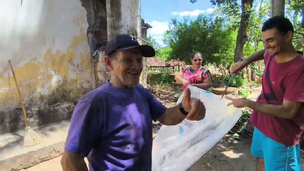 Domingo de lazer no sítio Santa Rita com familiares.
