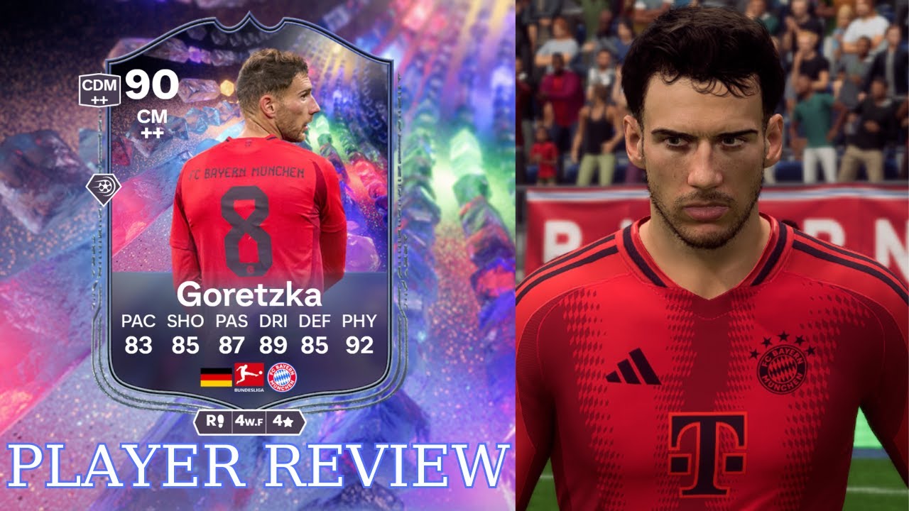 INSANE PHYSICAL!💪🏻 90 NUMEROFUT Goretzka PLAYER REVIEW - EA FC 25