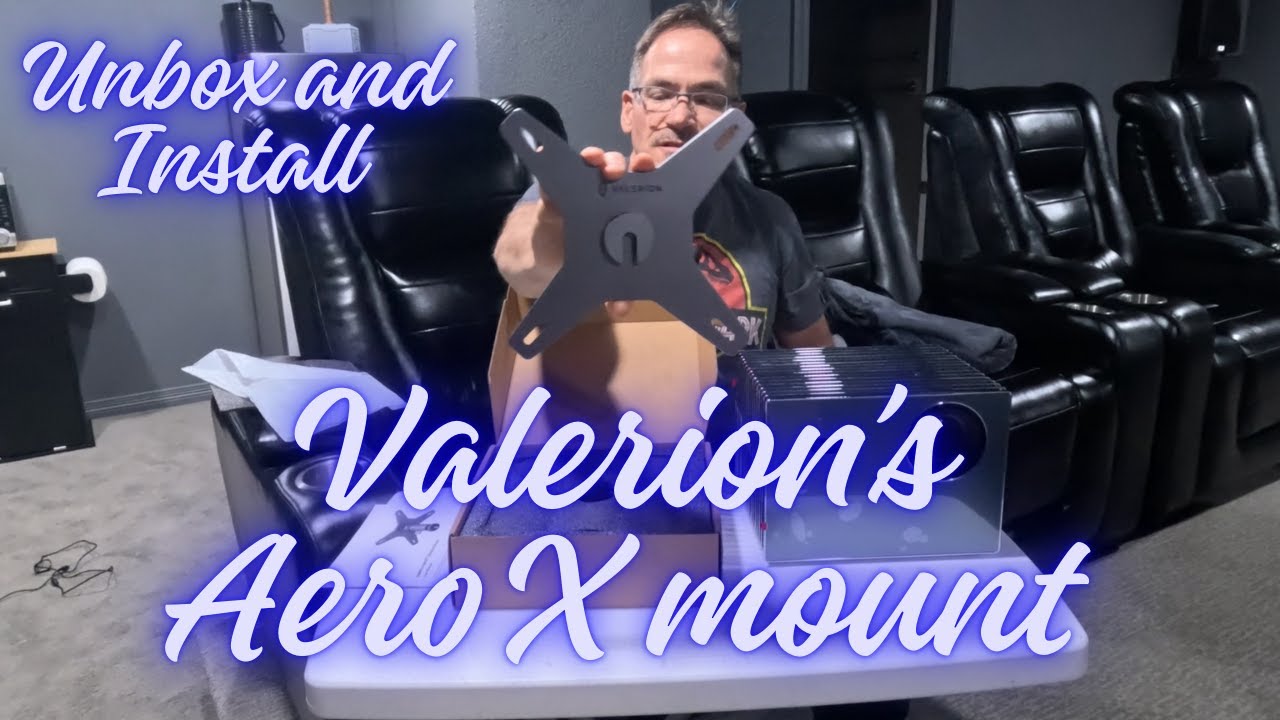Распаковка и установка нового потолочного крепления Valerion Aero X #домашнийкинотеатр #проектор